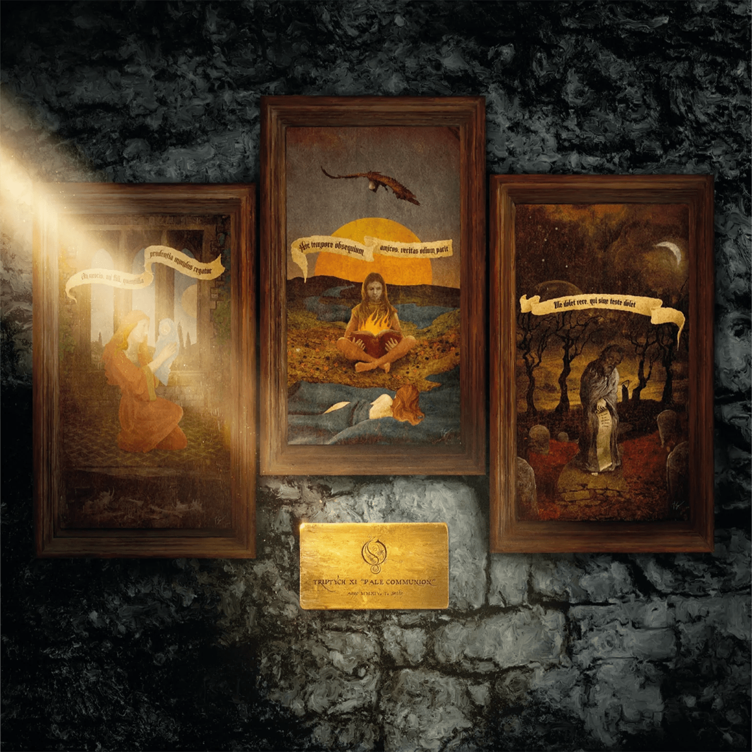Opeth Pale Communion gold vinyl album cover