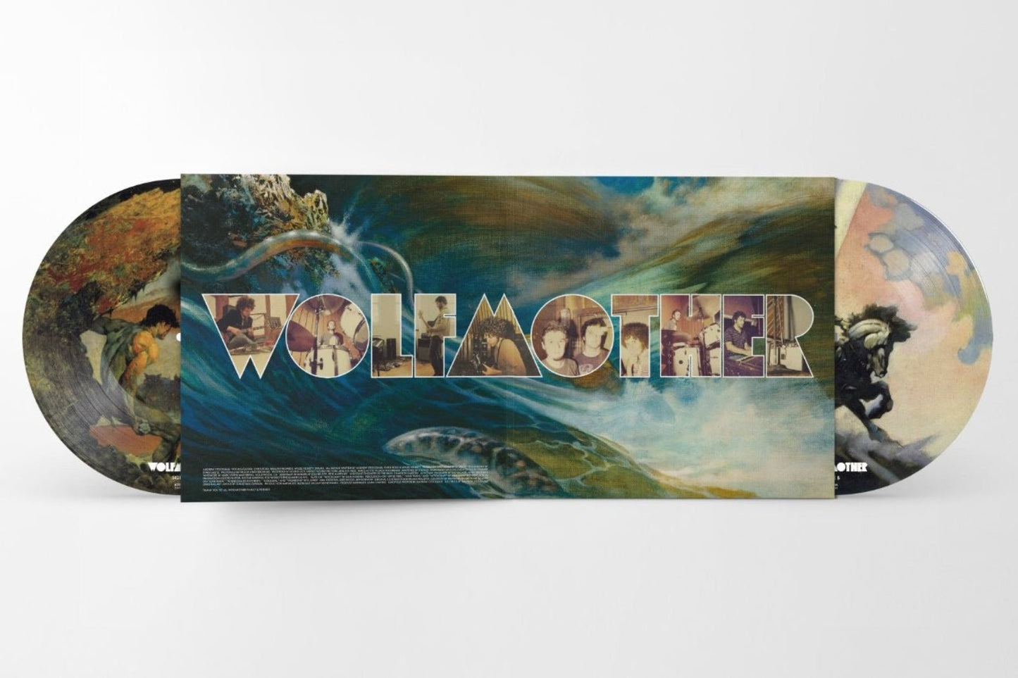 Limited edition Wolfmother 20th anniversary picture disc vinyl set