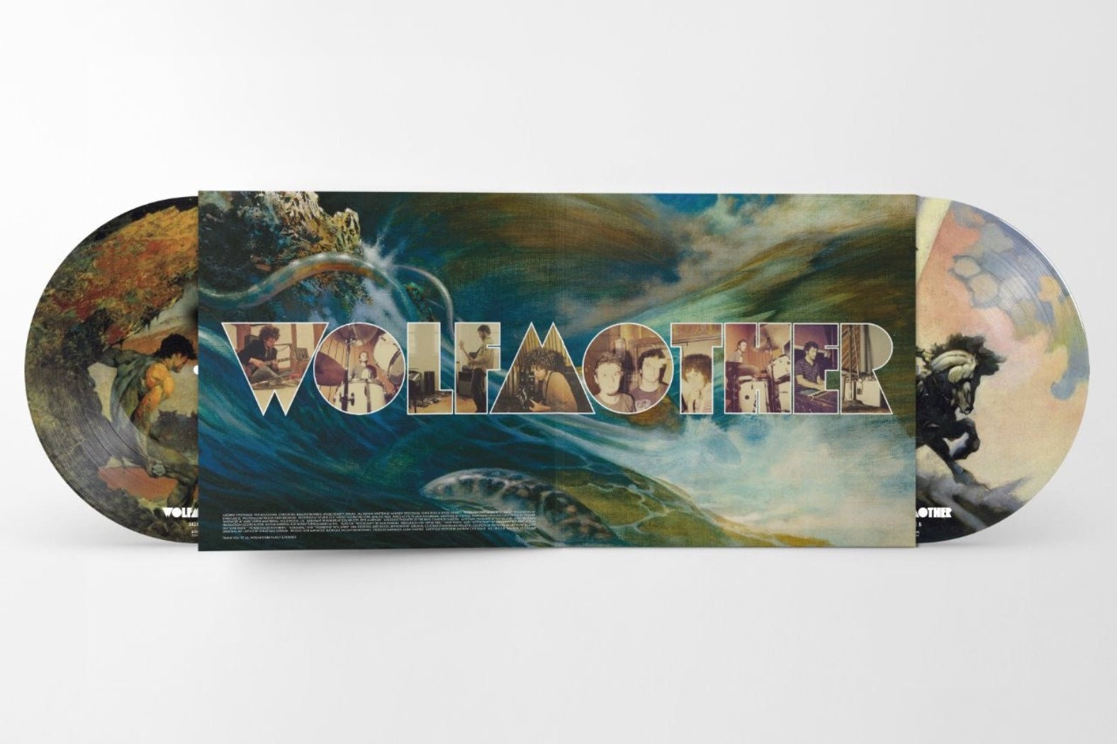 Limited edition Wolfmother 20th anniversary picture disc vinyl set