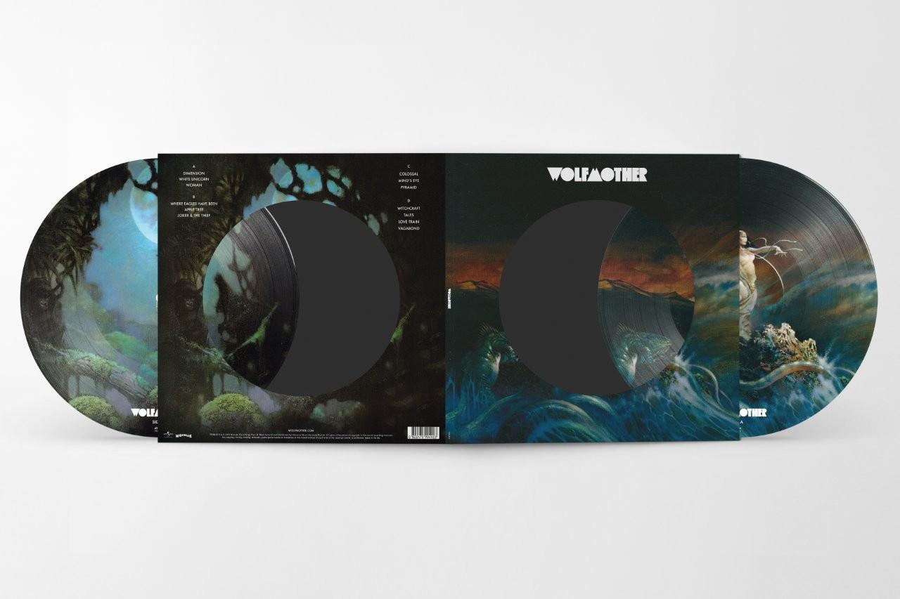 Wolfmother self-titled 2LP picture disc with classic rock-inspired art