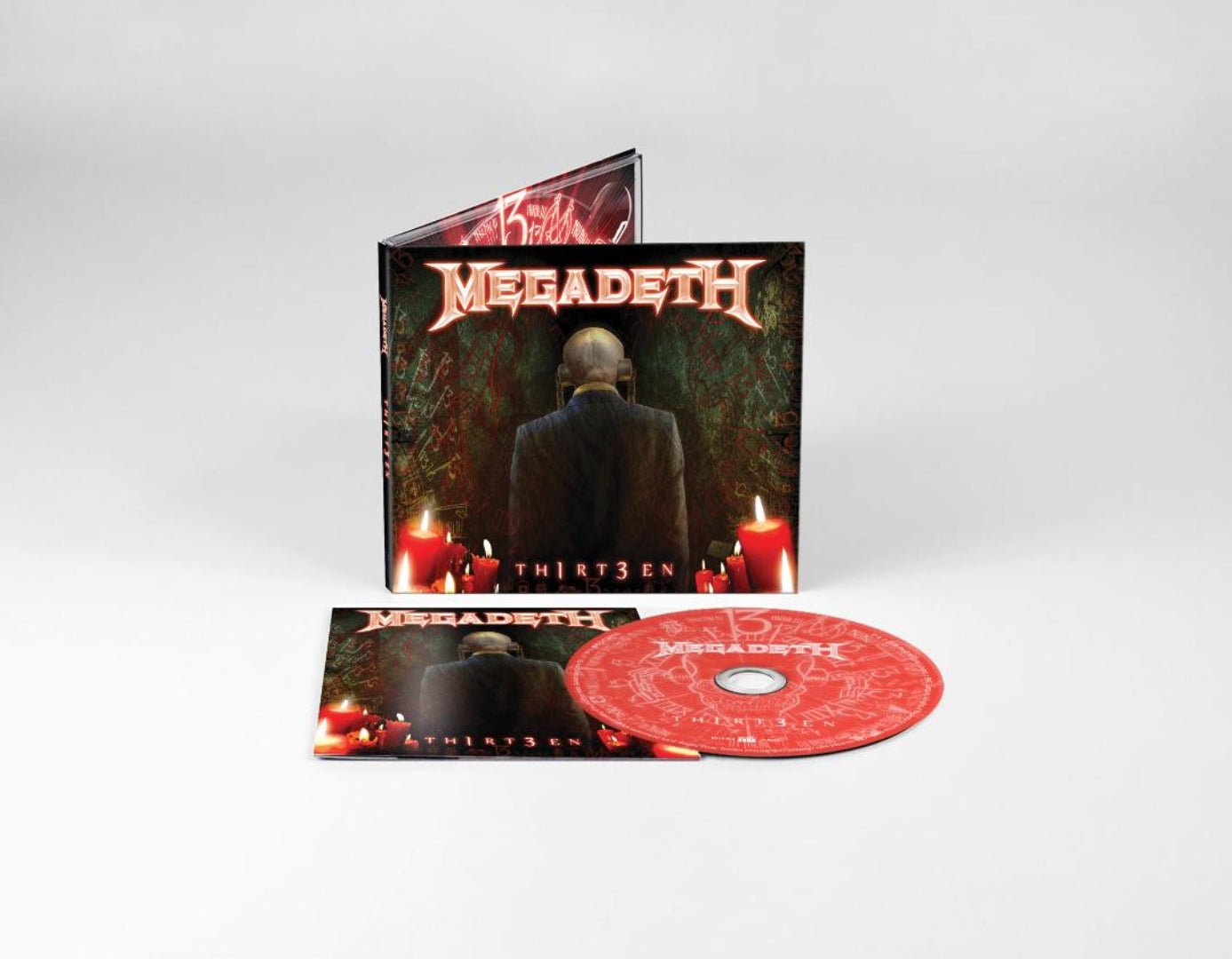 Megadeth delivers aggressive riffs and solos on their fan-favorite album Th1rt3en.