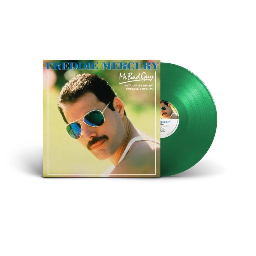 Mr Bad Guy 40th Anniversary edition on 180g translucent green vinyl record