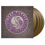 Greatest Hits by Deep Purple on gold vinyl with legendary rock tracks