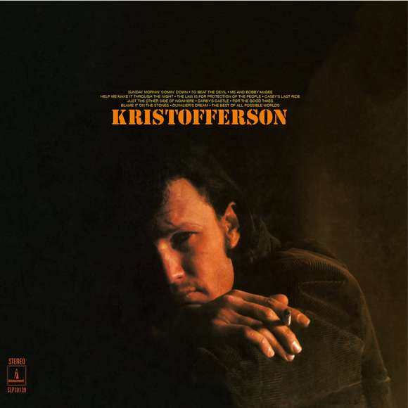 Kris Kristofferson – Kristofferson LP, classic 1970 country debut with political lyrics