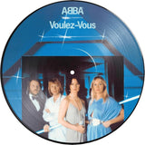 Picture disc vinyl with ABBA members and 'Voulez-Vous' text