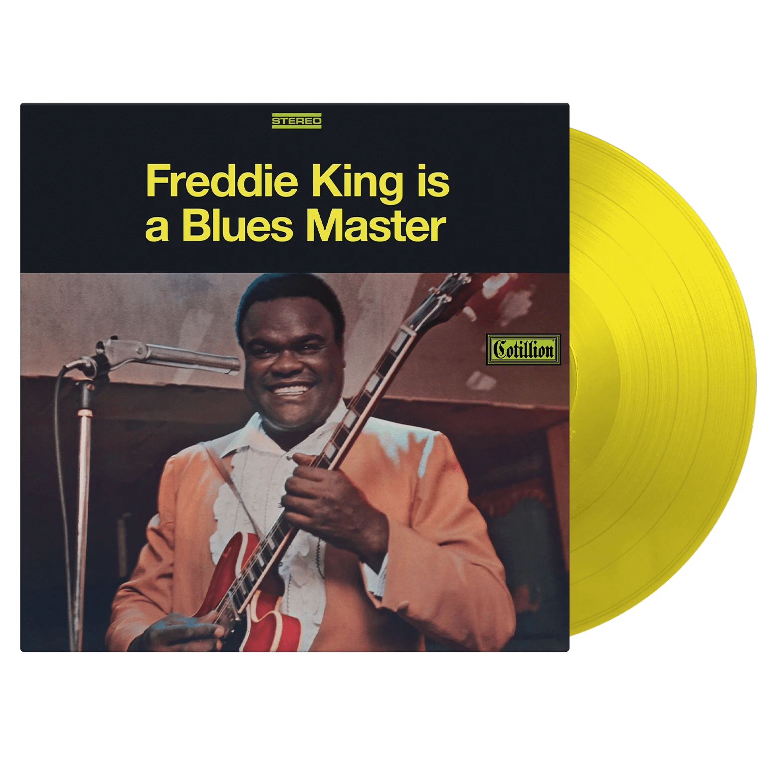 Freddie King Is A Blues Master on translucent yellow limited vinyl pressing