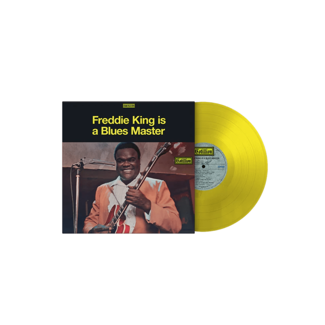 Freddie King yellow vinyl reissue of Blues Master numbered edition
