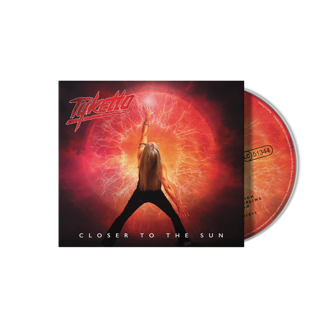 Tyketto Closer To The Sun artwork showing powerful modern rock imagery