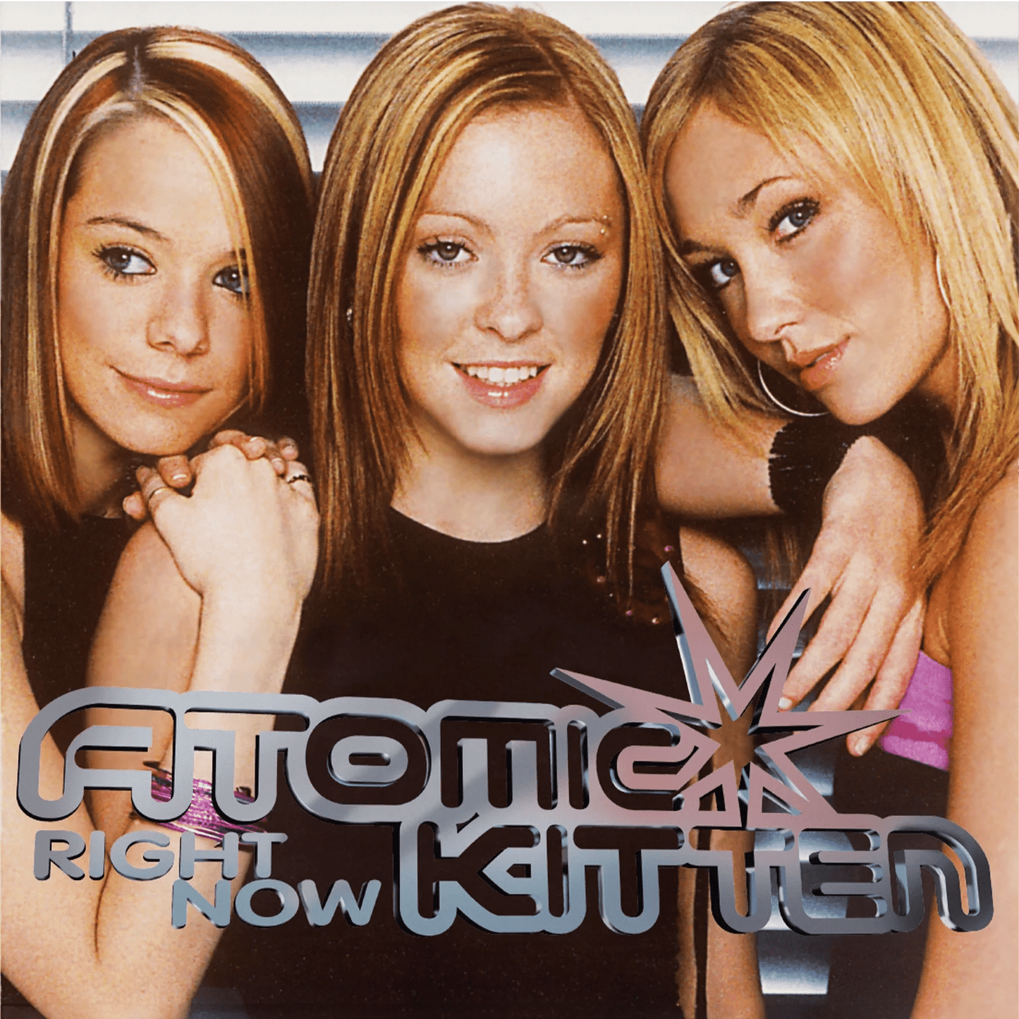 Atomic Kitten Right Now 25th anniversary edition with inset artwork and credits
