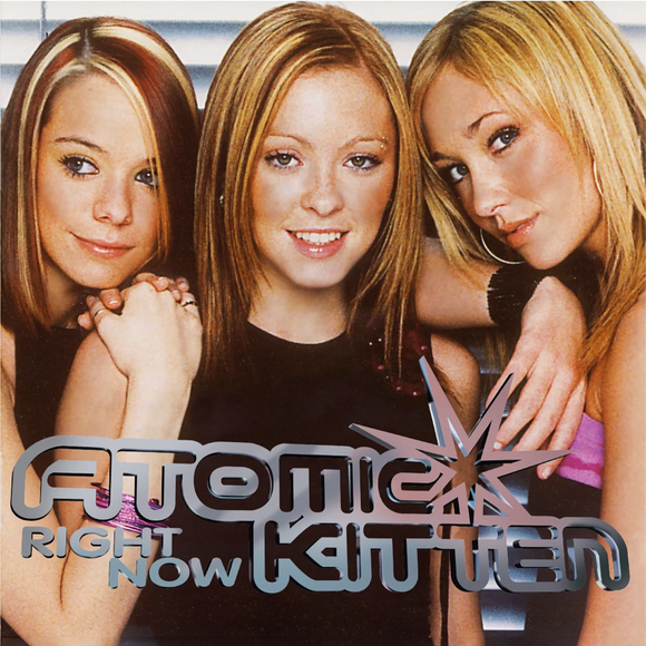 Atomic Kitten Right Now 25th anniversary edition with inset artwork and credits