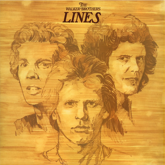 The Walker Brothers Lines 50th anniversary gold vinyl reissue with insert