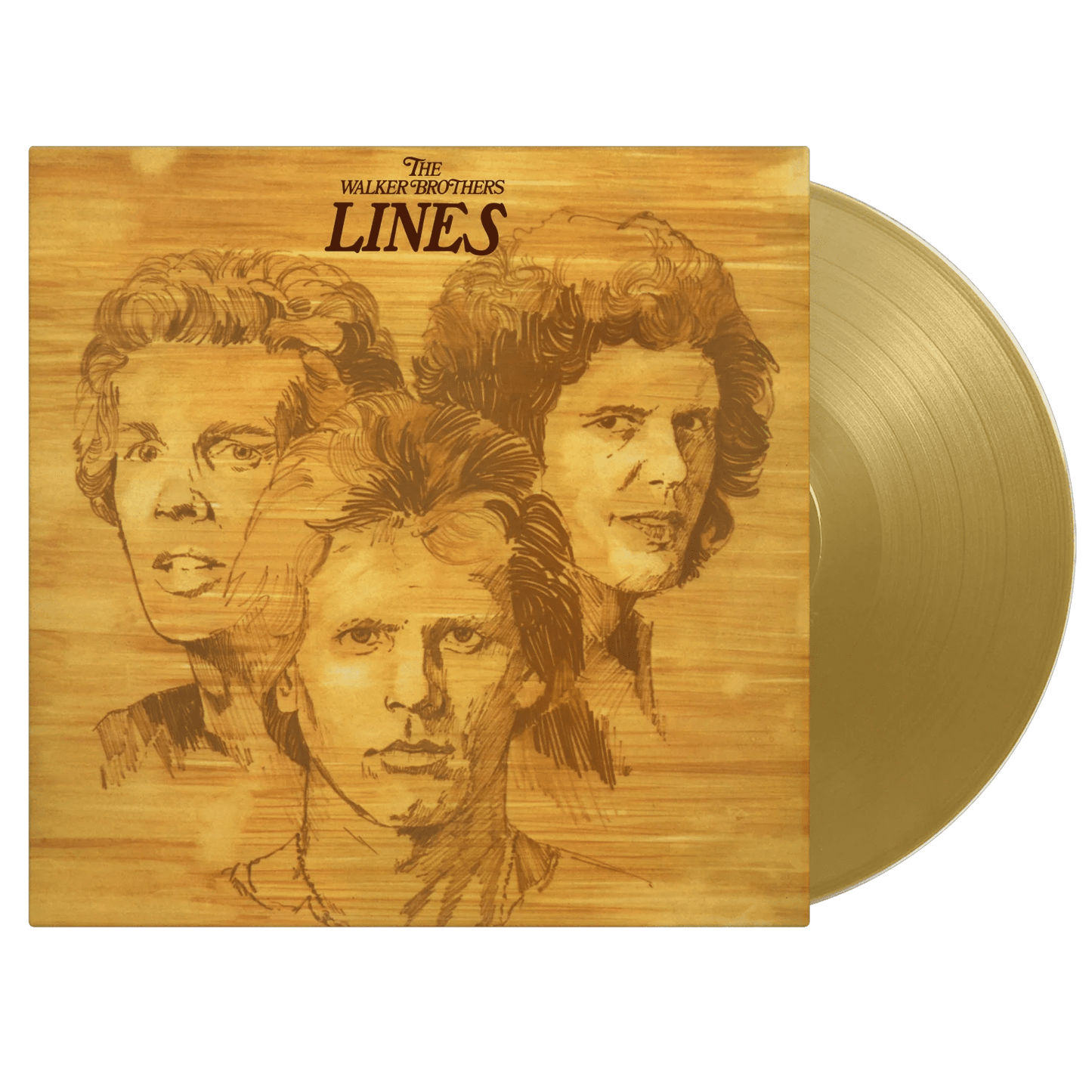 Lines album by The Walker Brothers on limited edition gold coloured vinyl