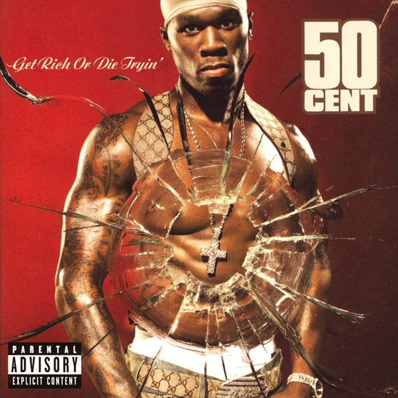 50 Cent Get Rich or Die Tryin’ 2LP vinyl edition of his iconic debut album.