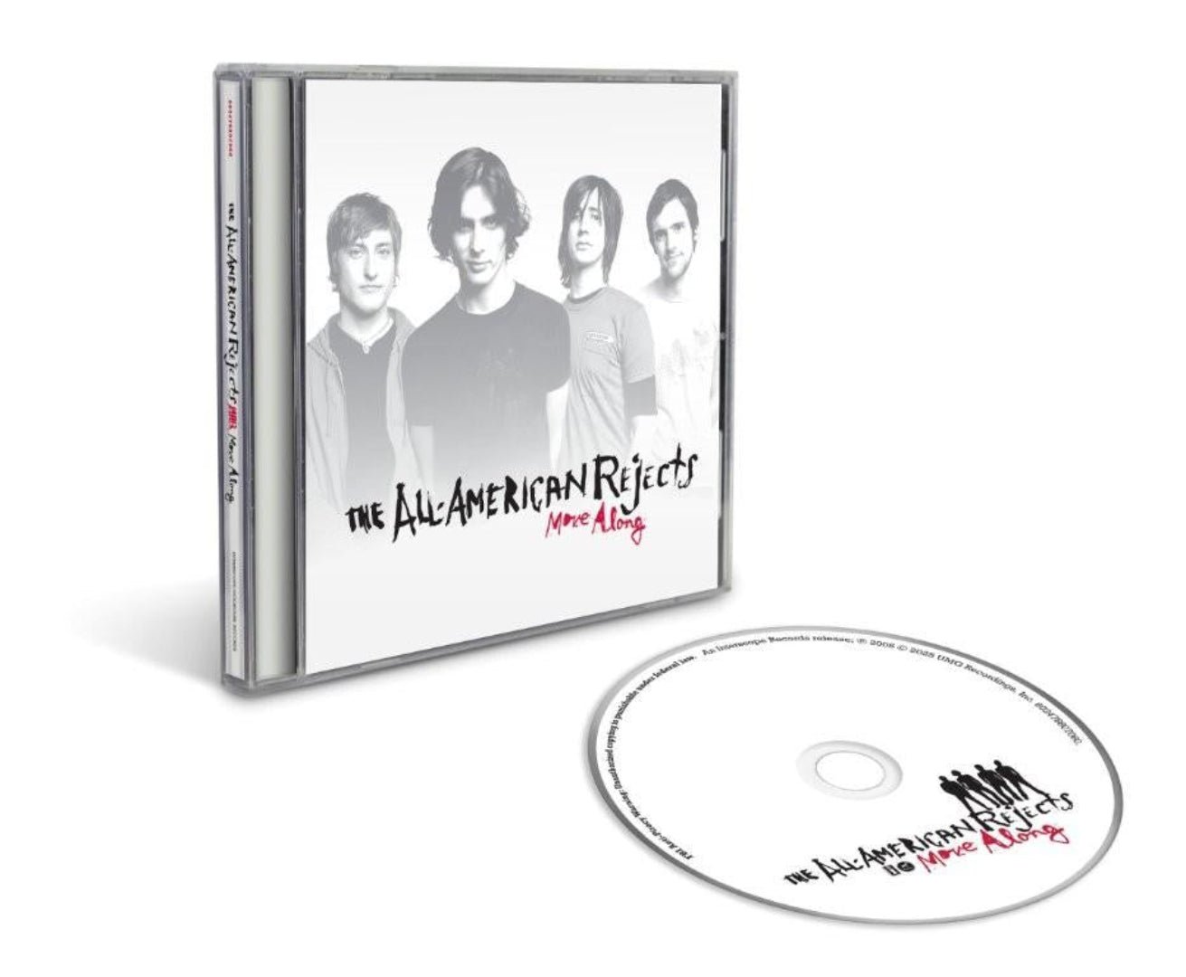 CD cover and disc of 'The All-American Rejects' album on a white background