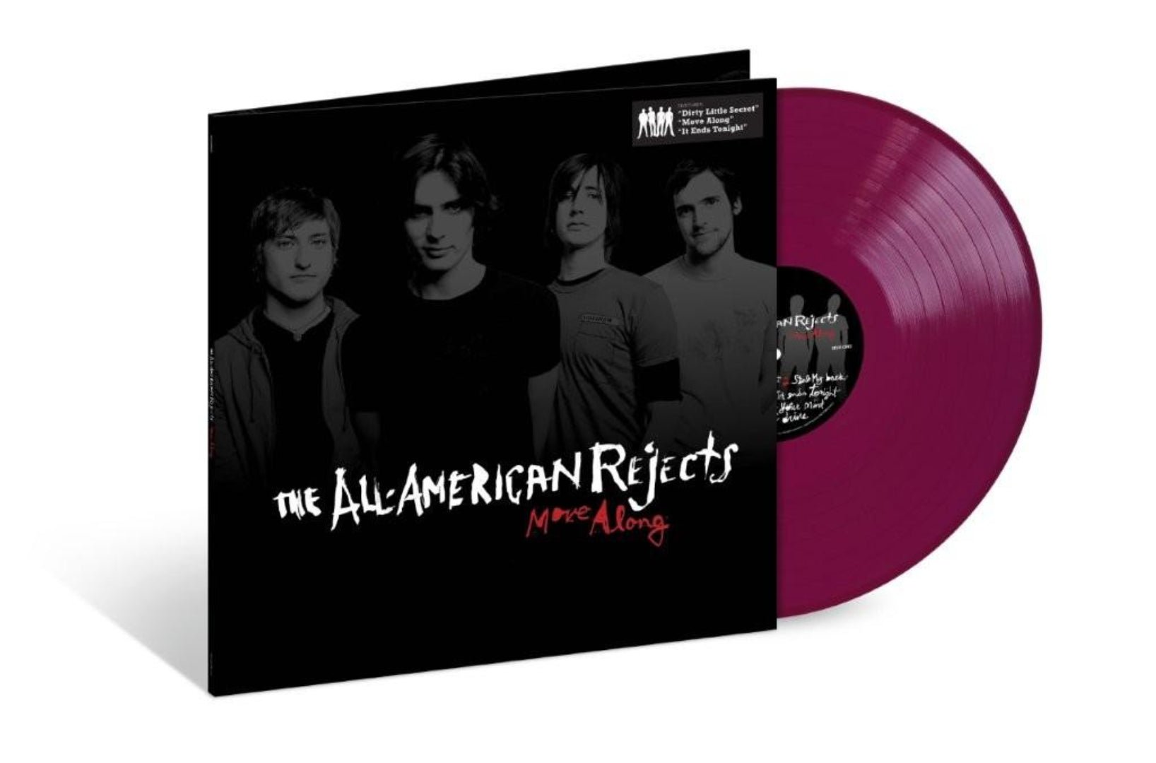 Limited grape-coloured vinyl pressing of The All-American Rejects’ classic Move Along LP.