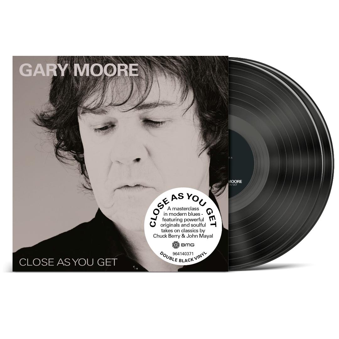 Double black vinyl repress of Gary Moore’s album featuring blues-rock cover design.