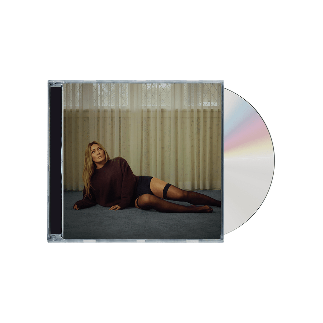 Hilary Duff’s sixth studio album artwork featuring confident minimal pop styling.