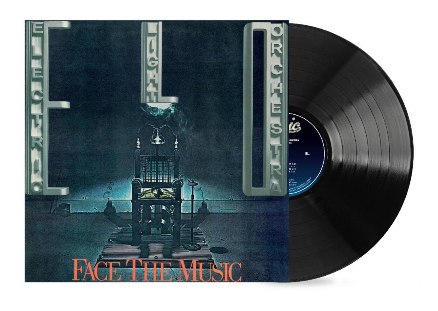 Electric Light Orchestra Face The Music sleeve featuring classic 1975 design.