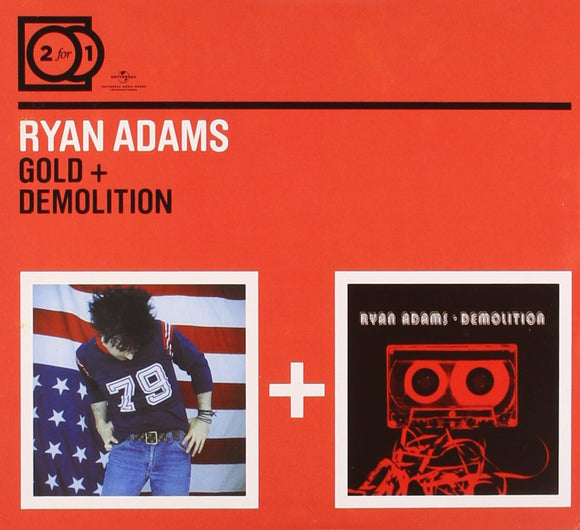 Ryan Adams Gold and Demolition 2 CD set featuring folk-rock and alt-country albums