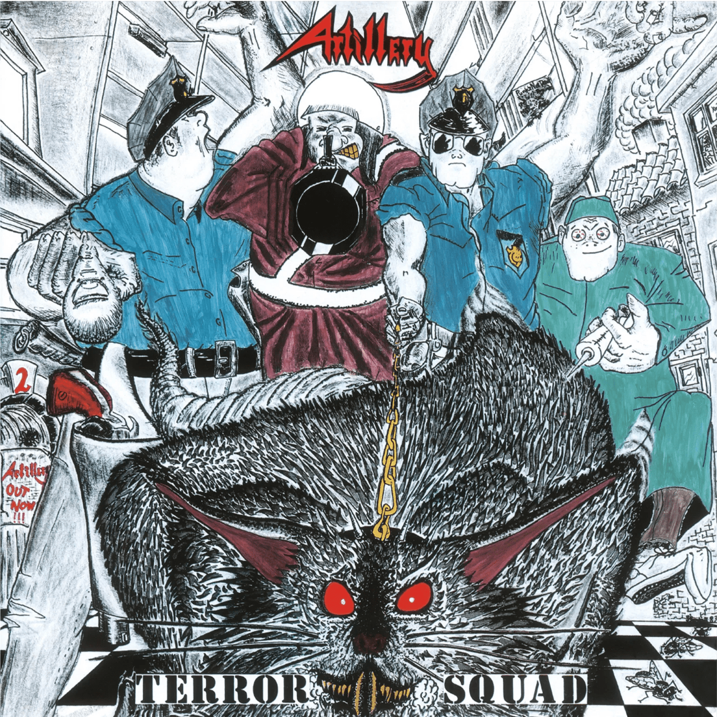 Artillery Terror Squad limited red translucent vinyl with numbered sleeve and insert.