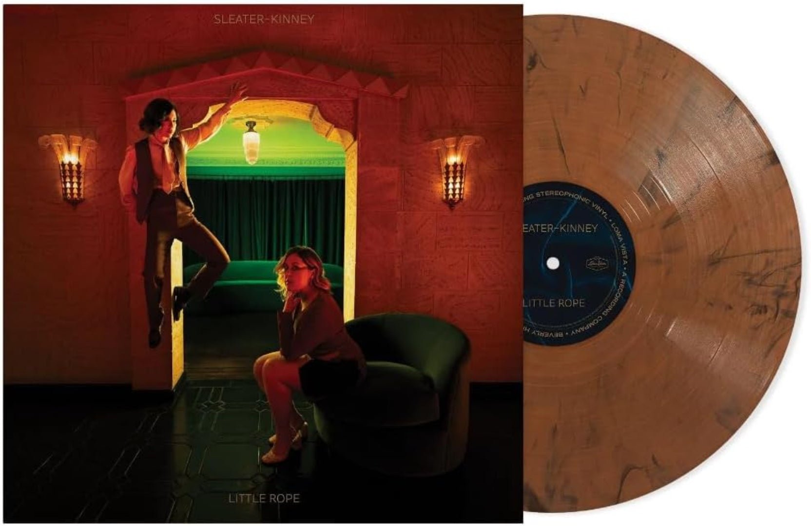 Little Rope vinyl by Sleater-Kinney featuring emotional alternative rock artwork