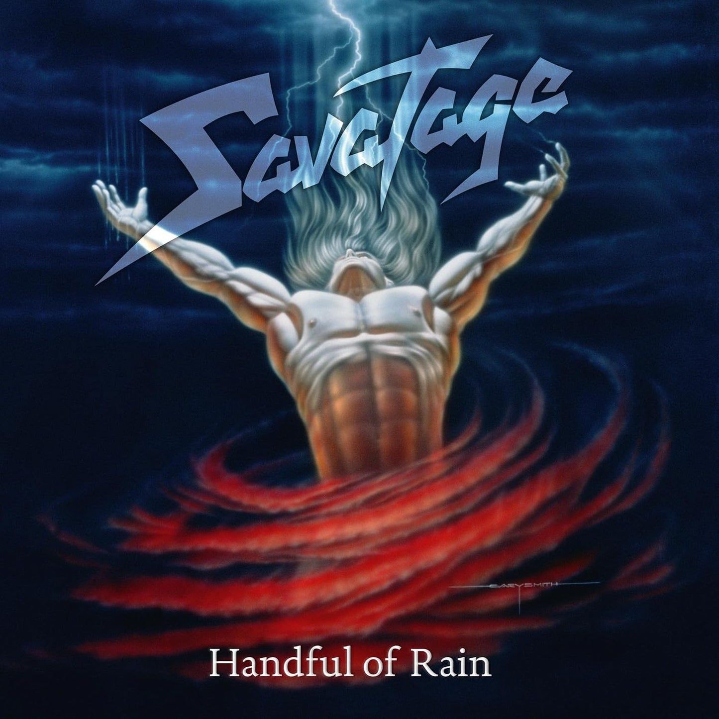 Savatage Handful Of Rain transparent blue vinyl LP
