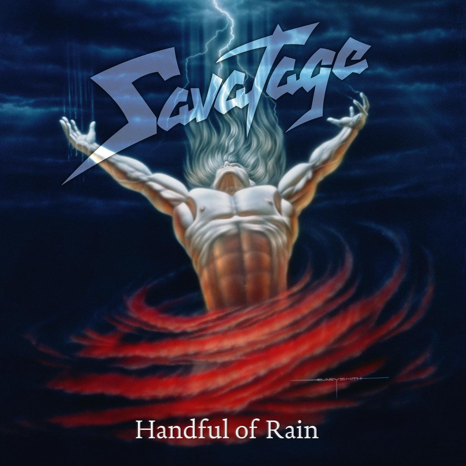 Savatage Handful Of Rain transparent blue vinyl LP