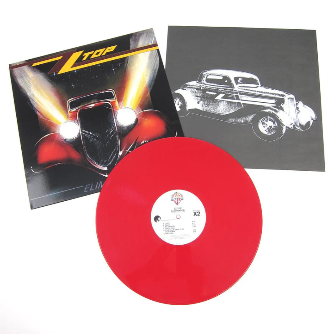 Eliminator ZZ Top iconic 1983 album with signature hot rod imagery