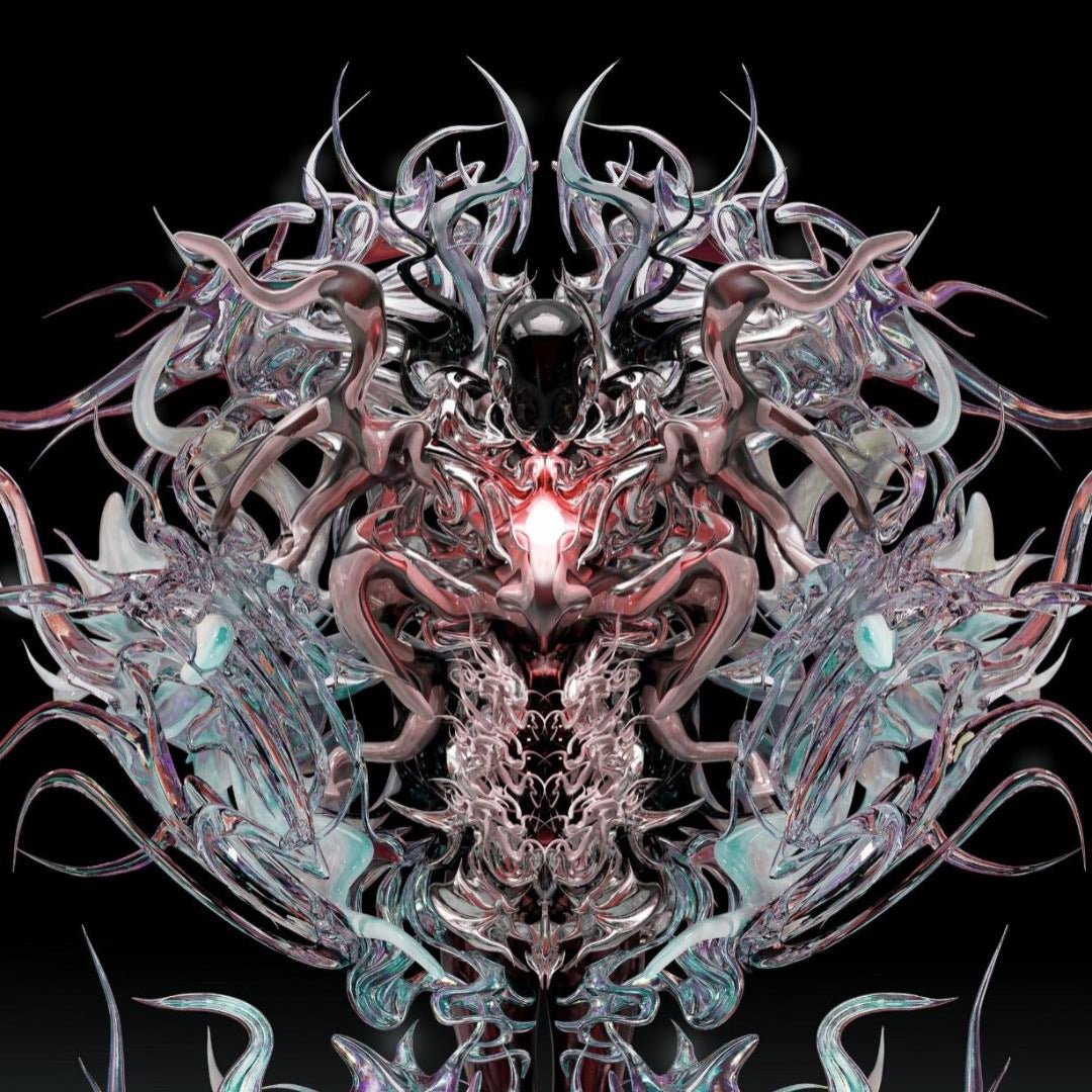 Polyphia Remember That You Will Die album artwork featuring abstract skull imagery
