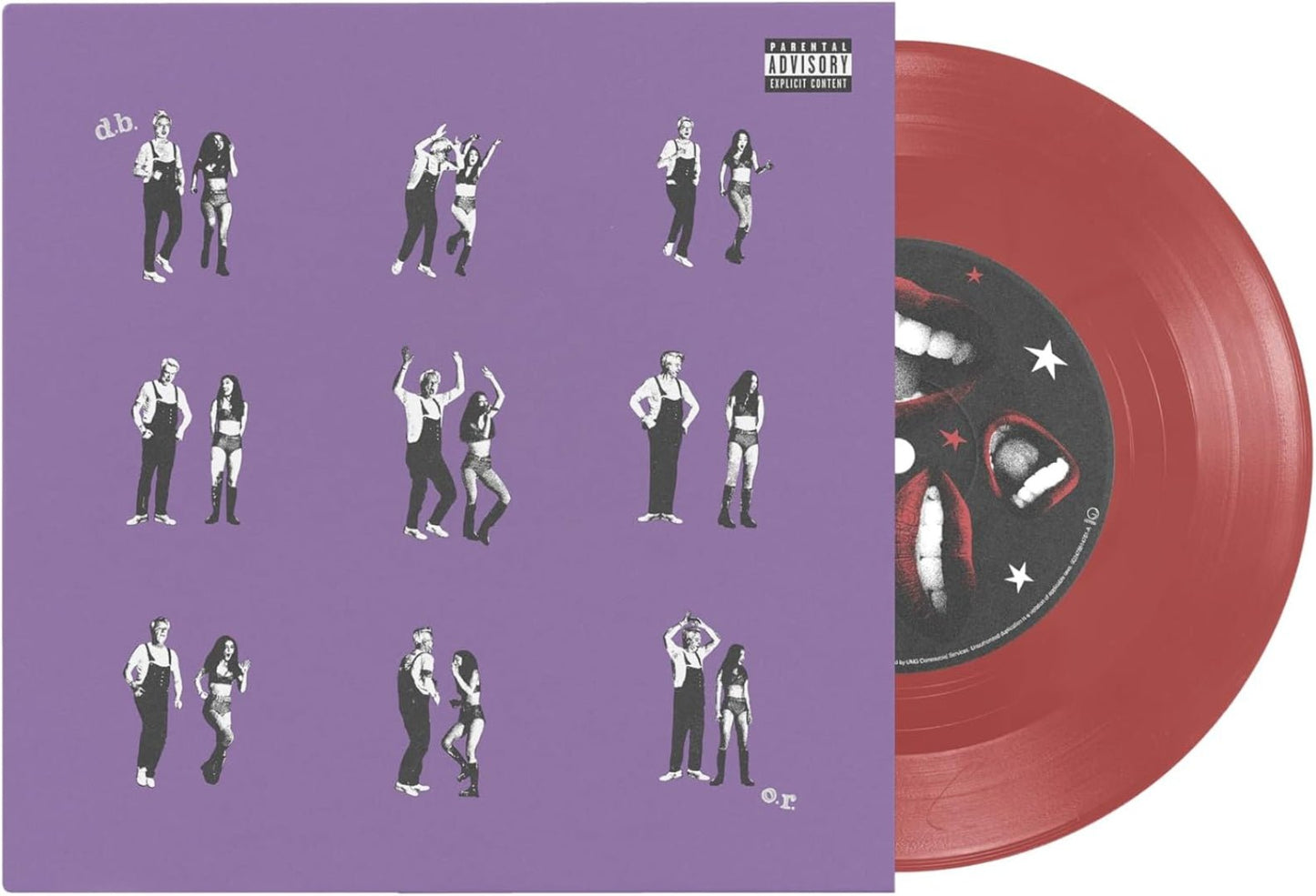 Olivia Rodrigo David Byrne collaboration 7 inch vinyl red translucent record