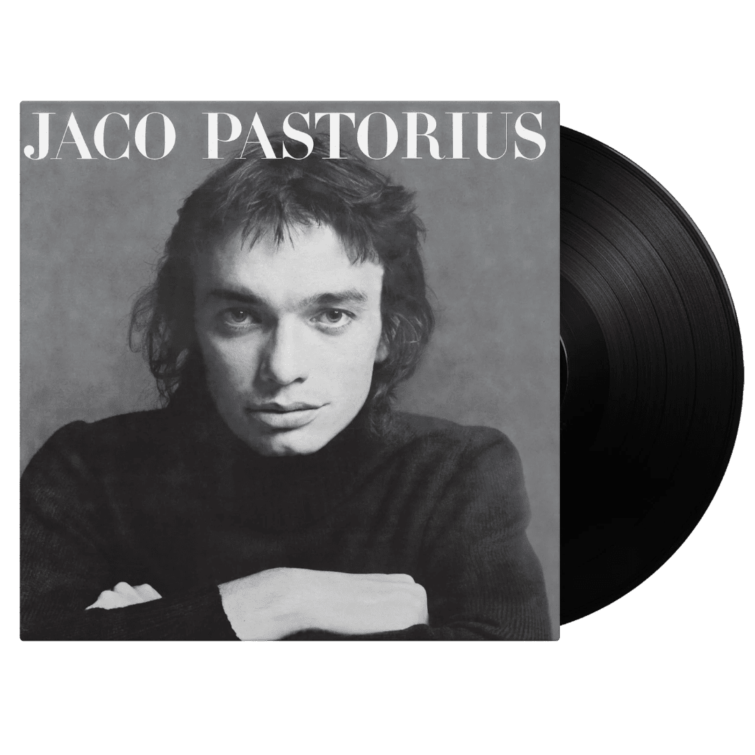 Jaco Pastorius iconic jazz bassist debut album cover