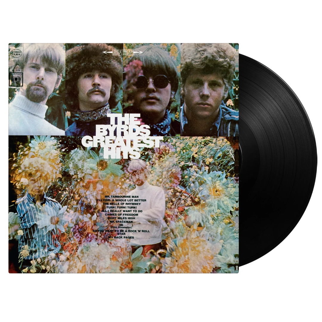 The Byrds Greatest Hits album cover classic folk rock compilation artwork