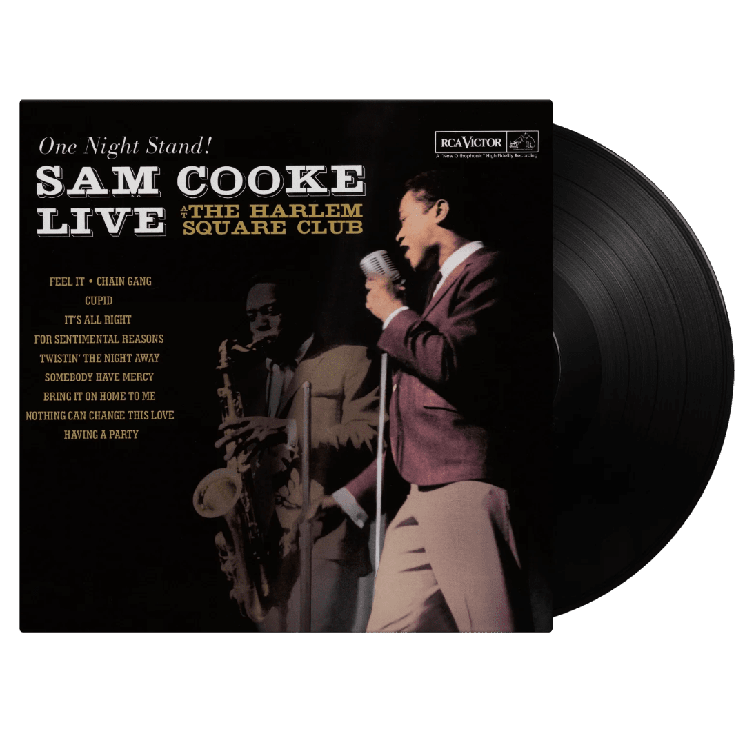 Sam Cooke Harlem Square Club live album sleeve vintage soul performance