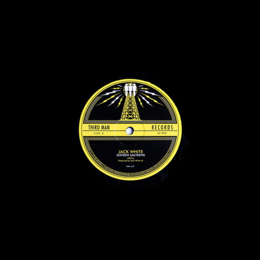 Jack White Sixteen Saltieens 12 inch vinyl single cover artwork