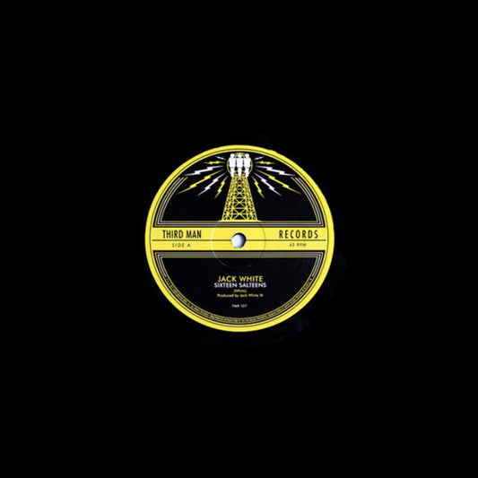 Jack White Sixteen Saltieens 12 inch vinyl single cover artwork