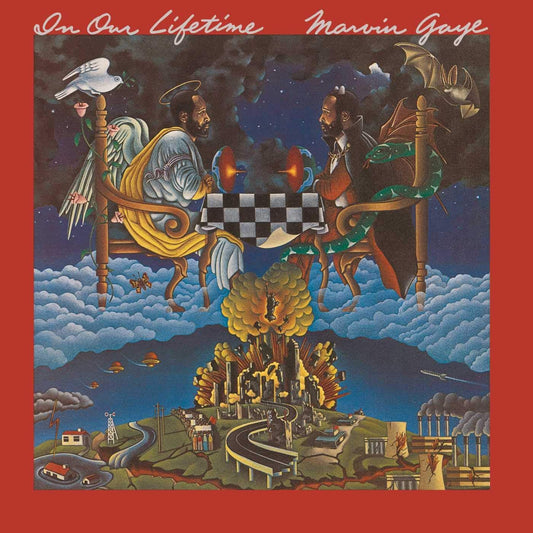 Front cover of Marvin Gaye In Our Lifetime soul LP