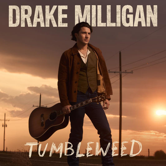 Drake Milligan Tumbleweed album cover 14-track country record