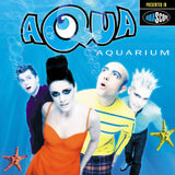 Aqua Aquarium LP album artwork featuring colourful 90s pop design