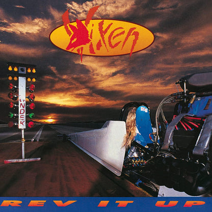 Rev It Up by Vixen CD showcasing late 80s melodic rock style