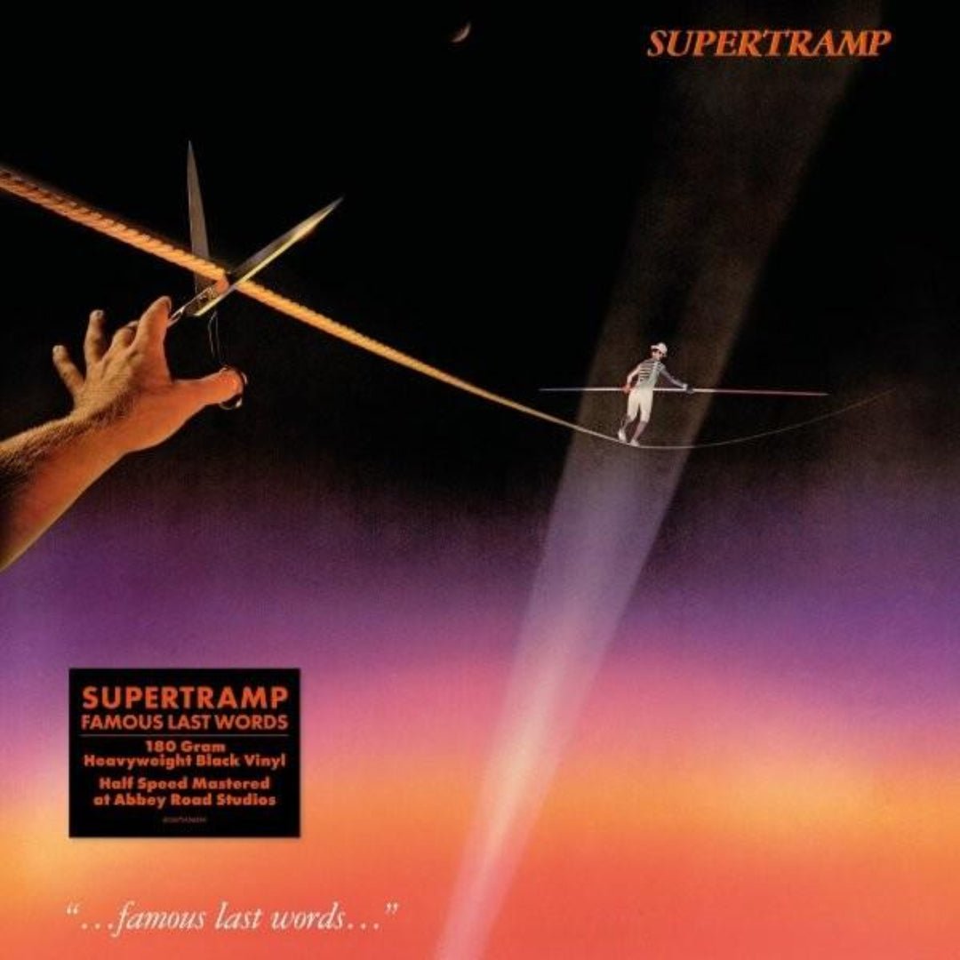 Supertramp Famous Last Words LP on 180g black vinyl