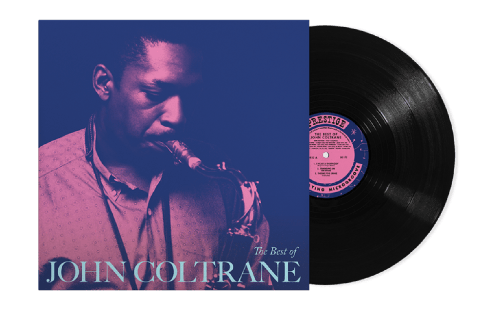 John Coltrane Best Of vinyl featuring classic jazz standards
