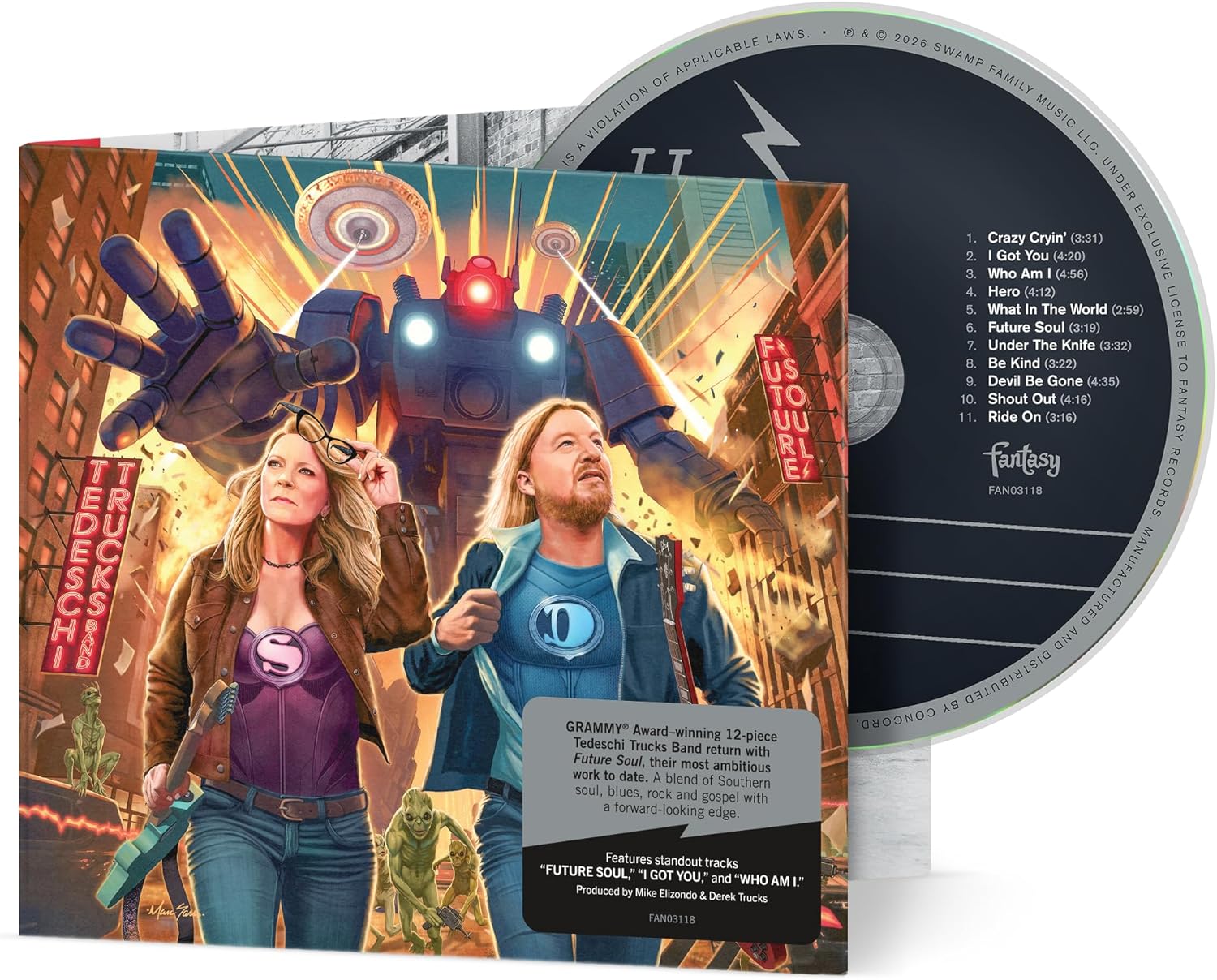 Future Soul Tedeschi Trucks Band CD sleeve