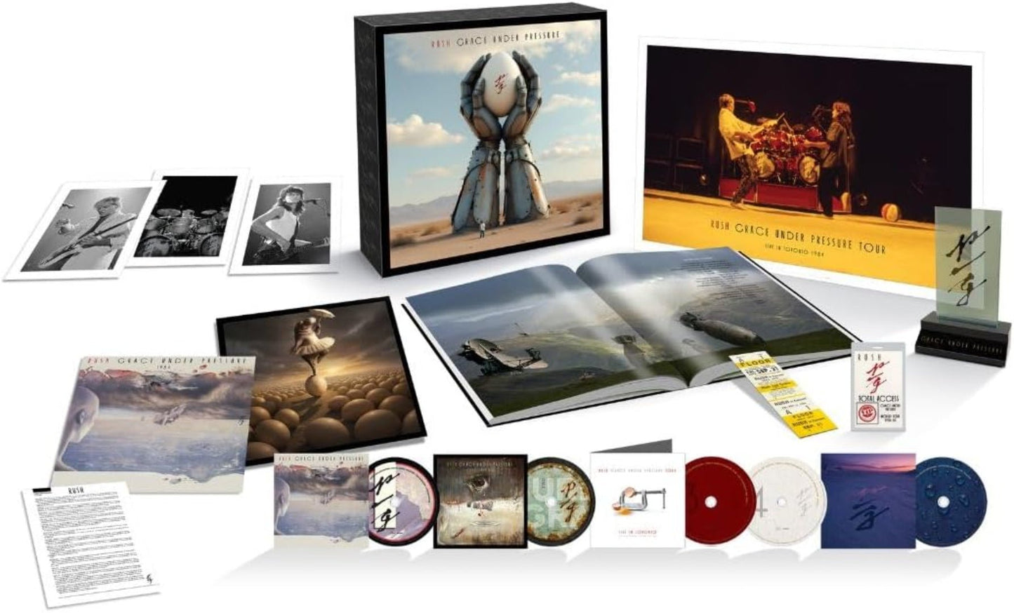 Grace Under Pressure Rush deluxe box contents