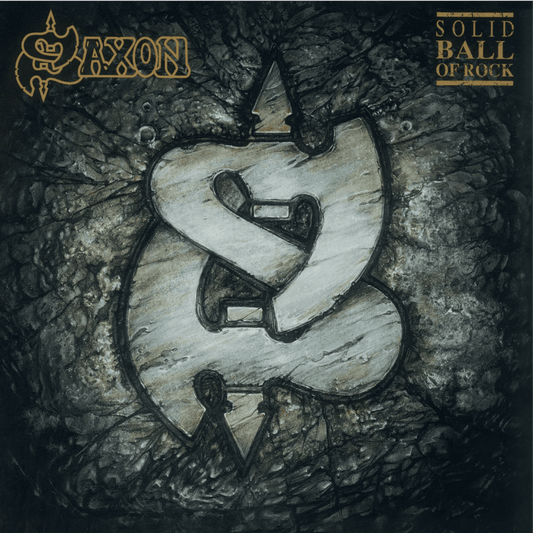 Saxon Solid Ball of Rock silver coloured vinyl