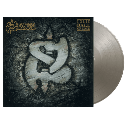 Solid Ball of Rock album cover Saxon vinyl