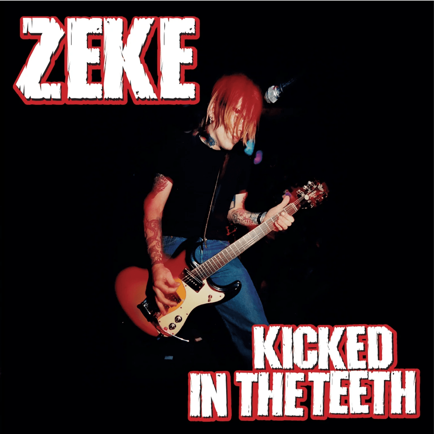 Zeke Kicked In The Teeth red black marbled vinyl LP