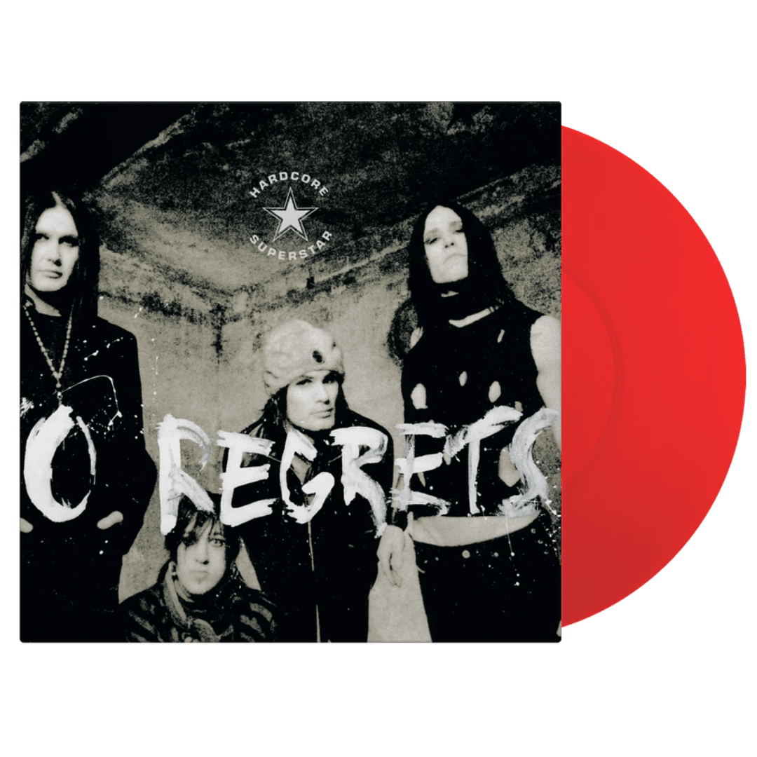 No Regrets Hardcore Superstar limited red coloured vinyl
