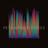Pet Shop Boys Disco 5 CD cover with colorful artwork and album title visible.