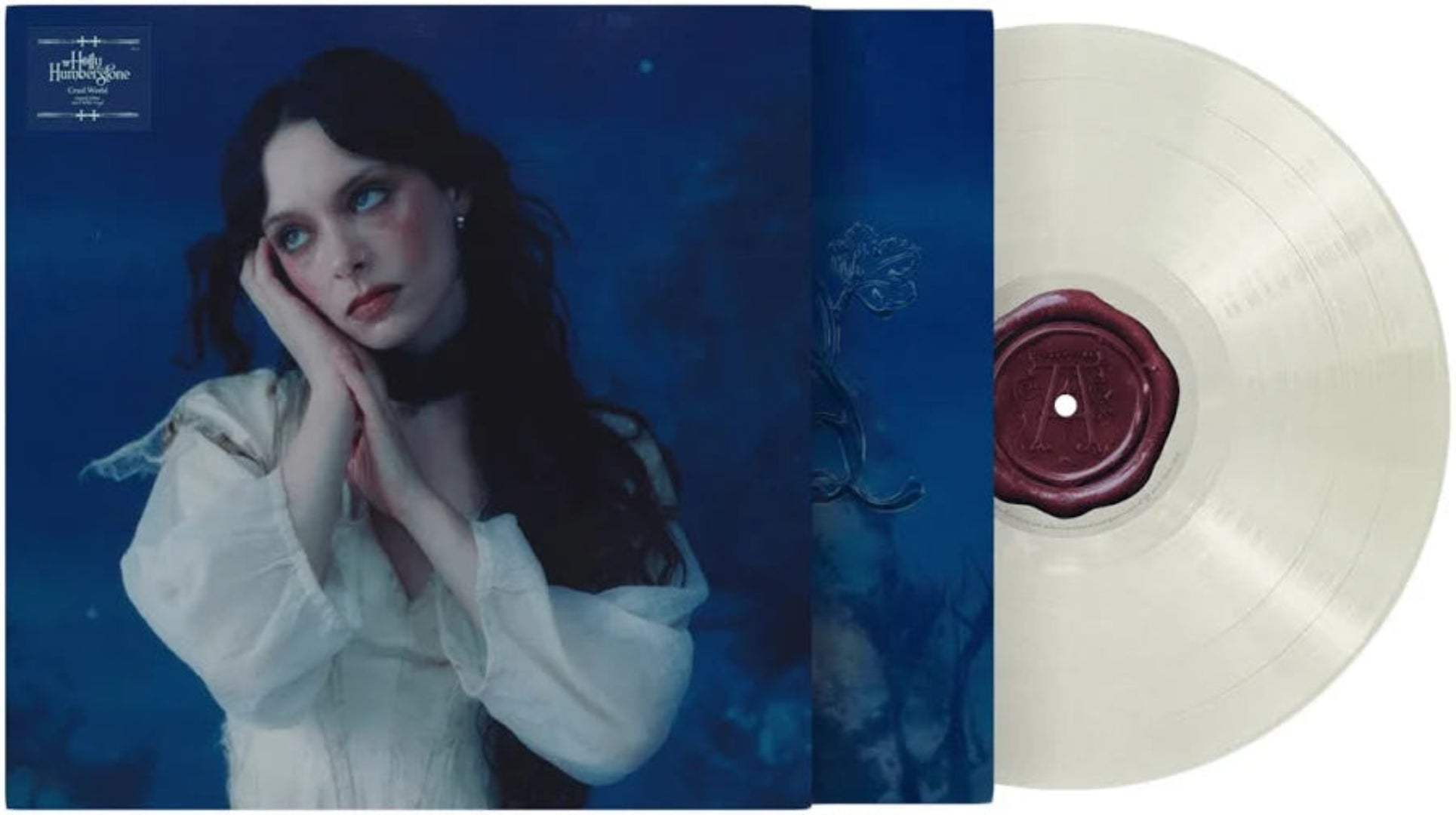 Cruel World by Holly Humberstone album sleeve showing moody imagery and title text.