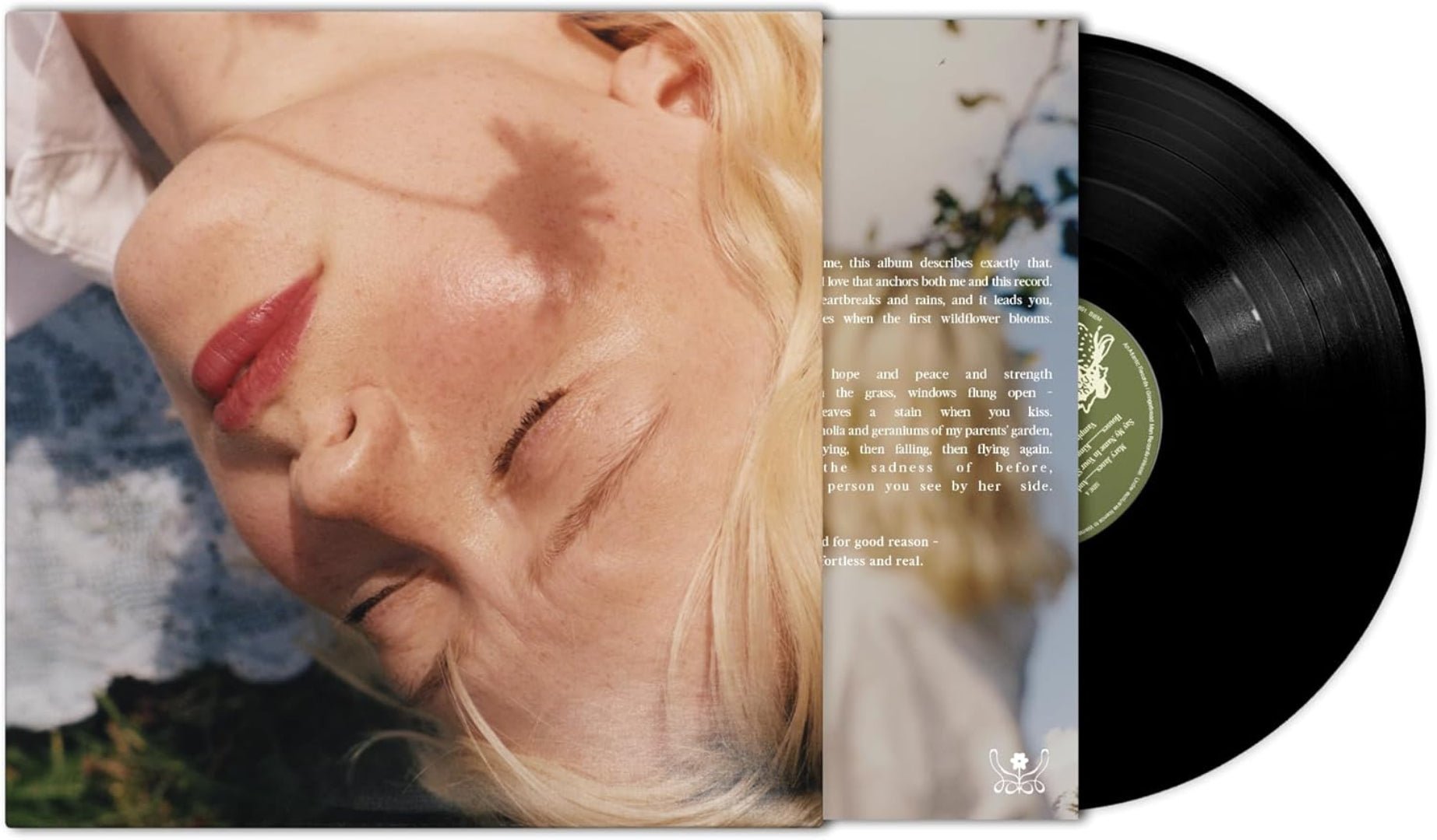 Maisie Peters Florescence album packaging showing modern pop artwork.